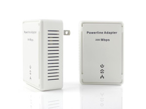 200Mbps Home Plug AV Ethernet Mini Ethernet Bridge Powerline