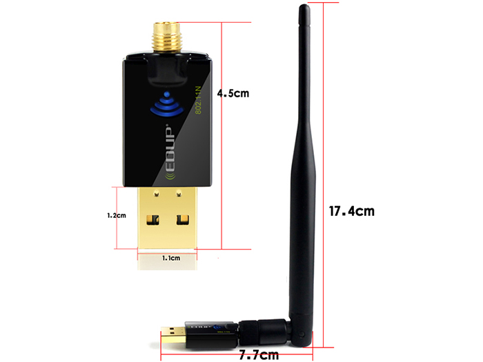 Adaptateur USB WiFi N 300 Mbps