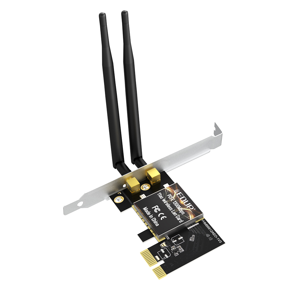 MEXUD-Desktop Dual Band 300M LAN Wifi Wireless PCI-e PCI Express Card Wlan Adapter 