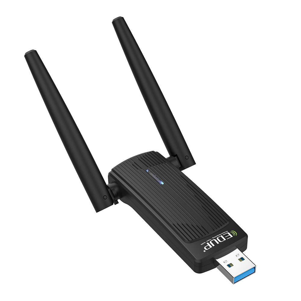 EDUP Mini USB WiFi Adapter 650 Mbit/s Drahtloser Netzwerkadapter für Desktop PC Laptop MacBook XP/Vista Mac OS X WiFi Dongle Nano Größe Kompatibel mit Windows 10/7/8/8.1 